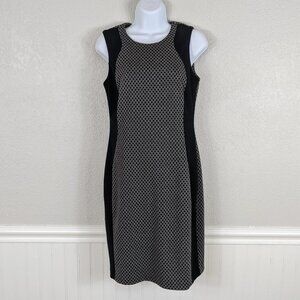 Vince Camuto Colorblock Ponte Knit Sheath Dress 8